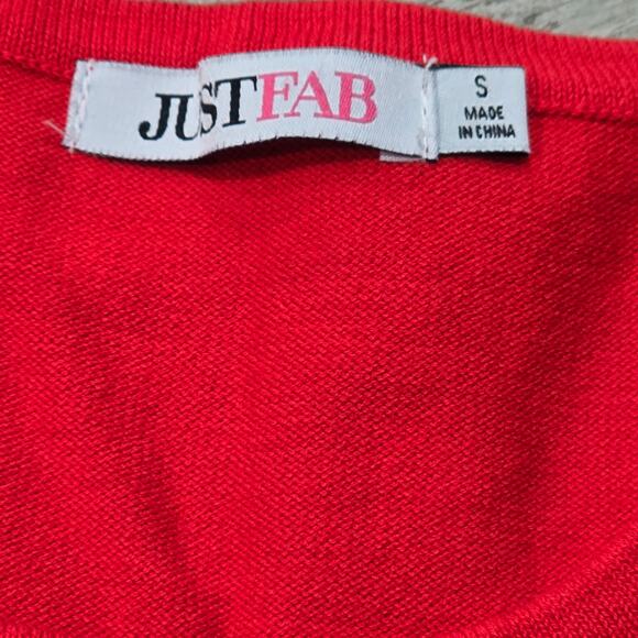 Just Fab Bandage Red Tank Top Fit And Flare Mini Holiday Party Women's Dress - Picture 6 of 12